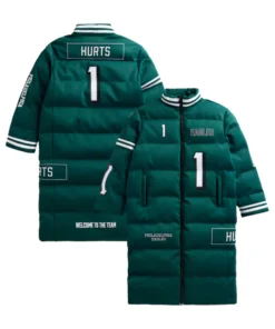 Philadelphia Eagles Jalen Hurts Puffer Coat