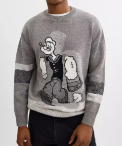 Popeye Grey Sweater