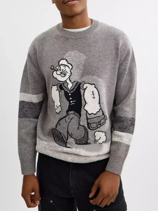 Popeye Grey Sweater