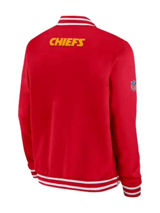 Sideline Coach Chiefs Red Bomber Jacket