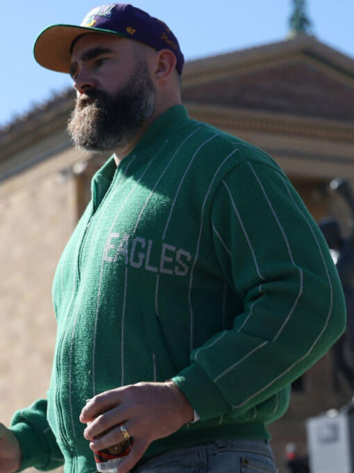 Jason Kelce Eagles Super Bowl Parade Sweater