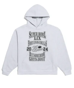 Kendrick Lamar Super Bowl LIX Foot Up On The Gas Hoodie