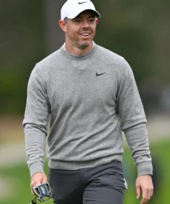 Rory McIlroy AT&T Pebble Beach Pro-Am 2025 Grey Sweatshirt