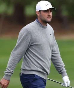 Scottie Scheffler AT&T Pebble Beach Pro-Am 2025 Grey Sweatshirt