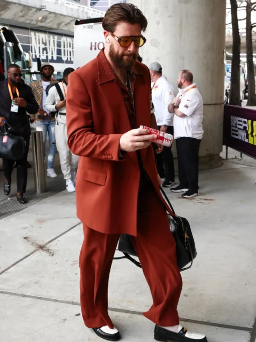 Super Bowl LIX Travis Kelce Suit